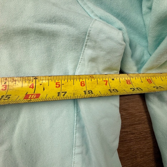 Vineyard Vines Women's Shep Shirt, Aqua, Quarter zip, Long Sleeve, Size S Preppy - Picture 8 of 12